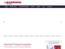 Tablet Screenshot of barrisol.fi